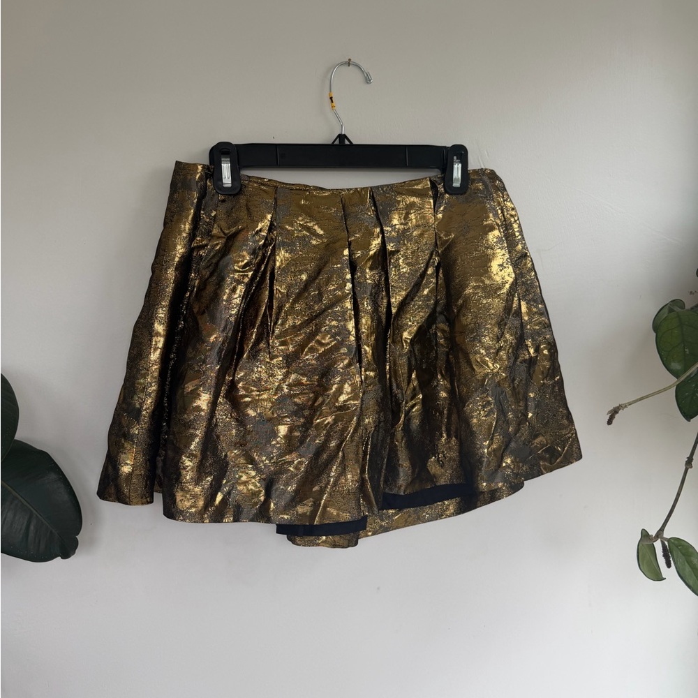 Gold Metallic Skirt